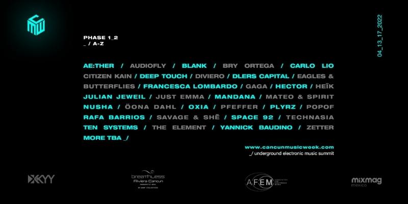 Cancun Music Week announces 1st wave of names