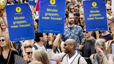 The Dutch events industry hosts Unmute Us! protests