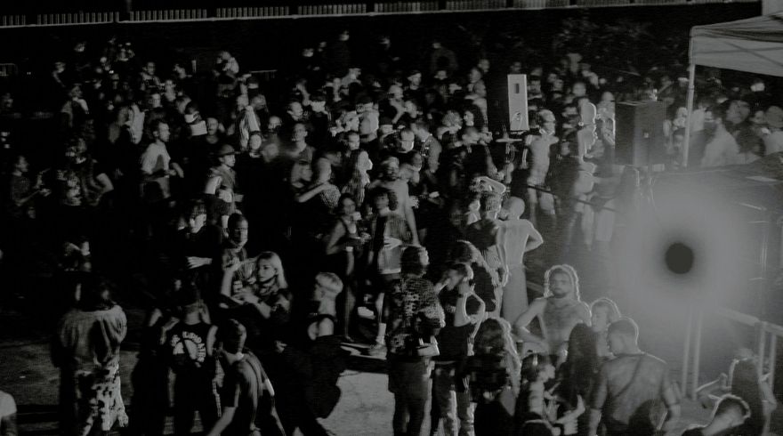 Parisian promoter La Toilette causes outrage after hosting a rave next to a refugee camp.