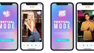 Tinder brings back its 'Festival Mode' for 2022