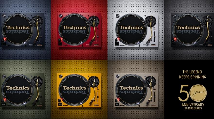 Technics celebrates 50 years of the SL-1200 with seven limited edition colours