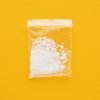 cocaine drug in resealable bag