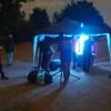 Police close down illegal rave in North London whilst praising its "nice crowd"