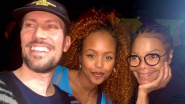 Janet Jackson spotted at Corsica Studios in London