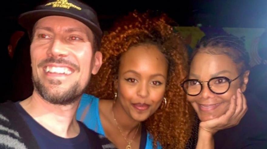 Janet Jackson spotted at Corsica Studios in London